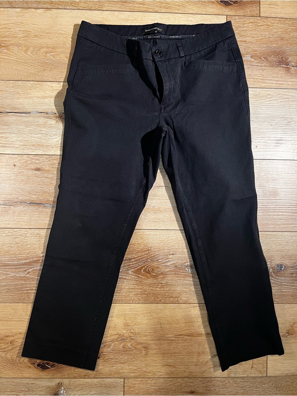 Banana Republic Black Cropped Straight Women's Pants